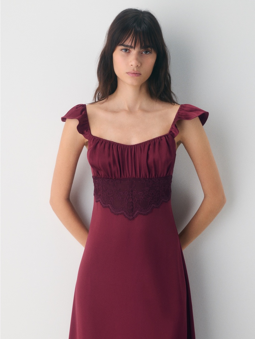 Aritzia Magnate Satin Dress